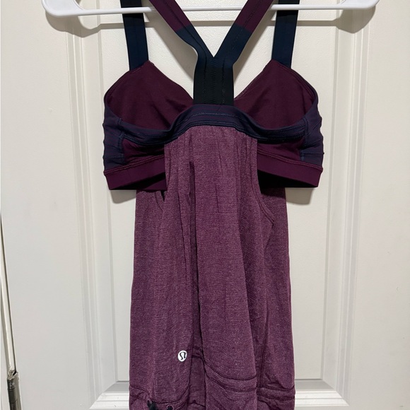 Women’s Athletic Tank Top in Plum - Picture 2 of 5